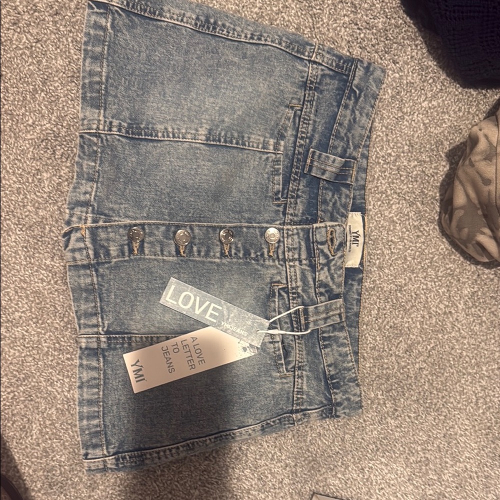 YMI Blue Jean Shorts Classic Denim Style